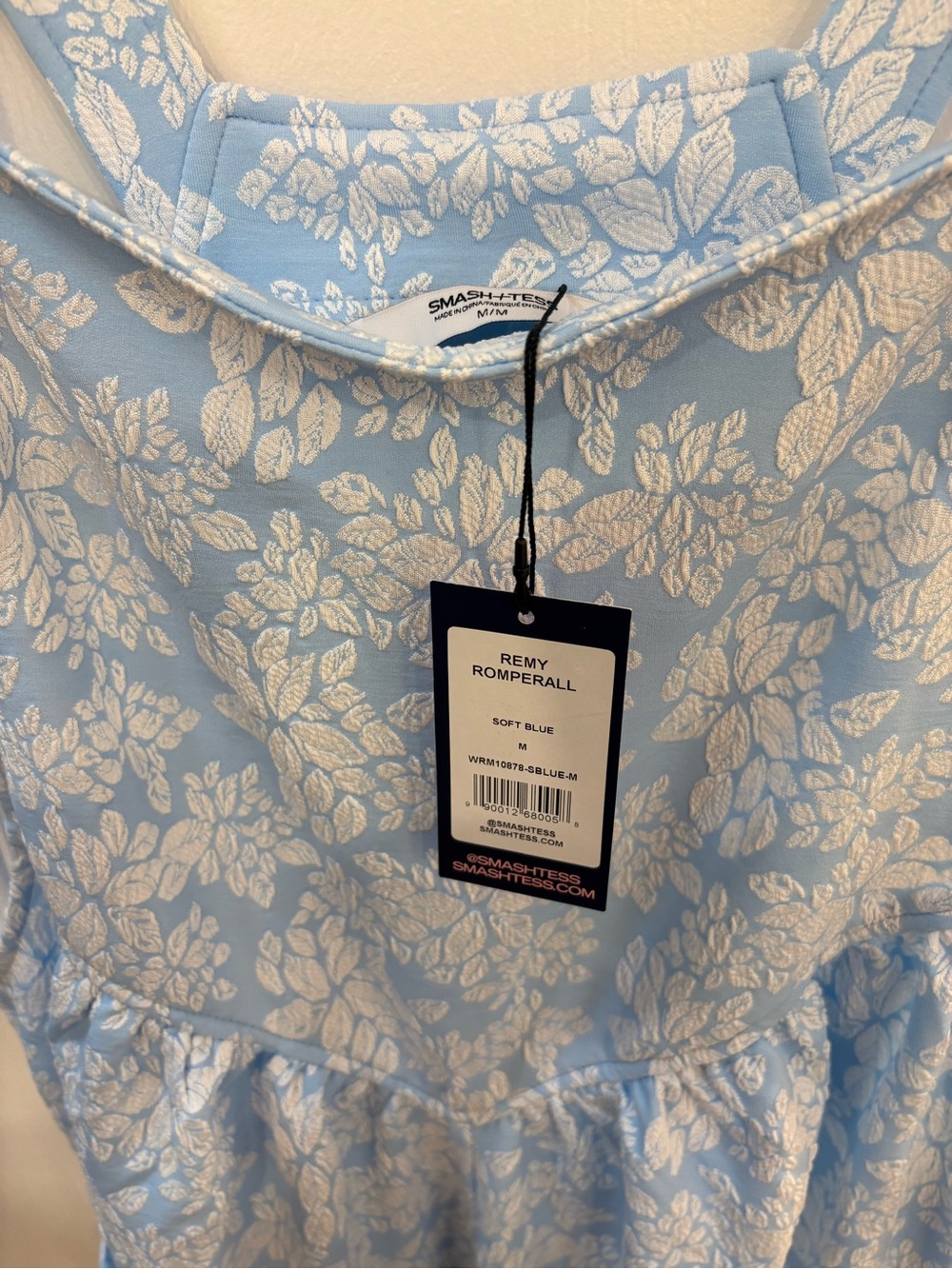 NWT Smash + Tess Remy Romperall in Soft Blue - Size M - Picture 4 of 4